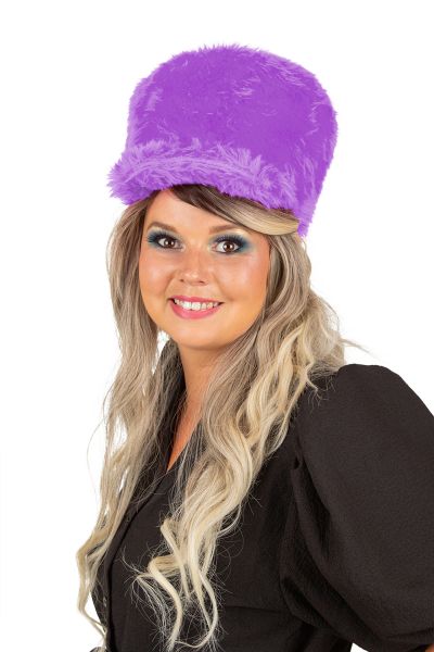 Fanfare hat purple