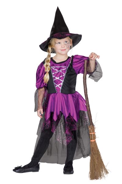 Purple witch children costume